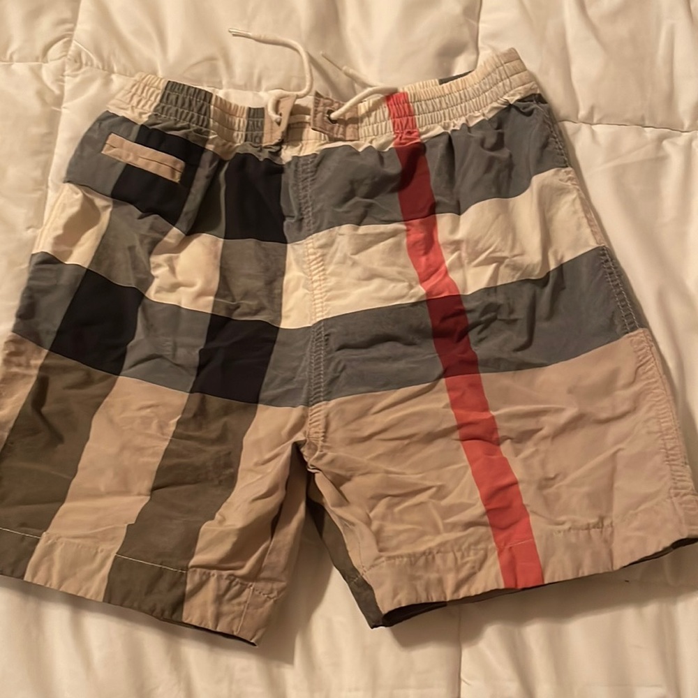 Original print Burberry swim shorts